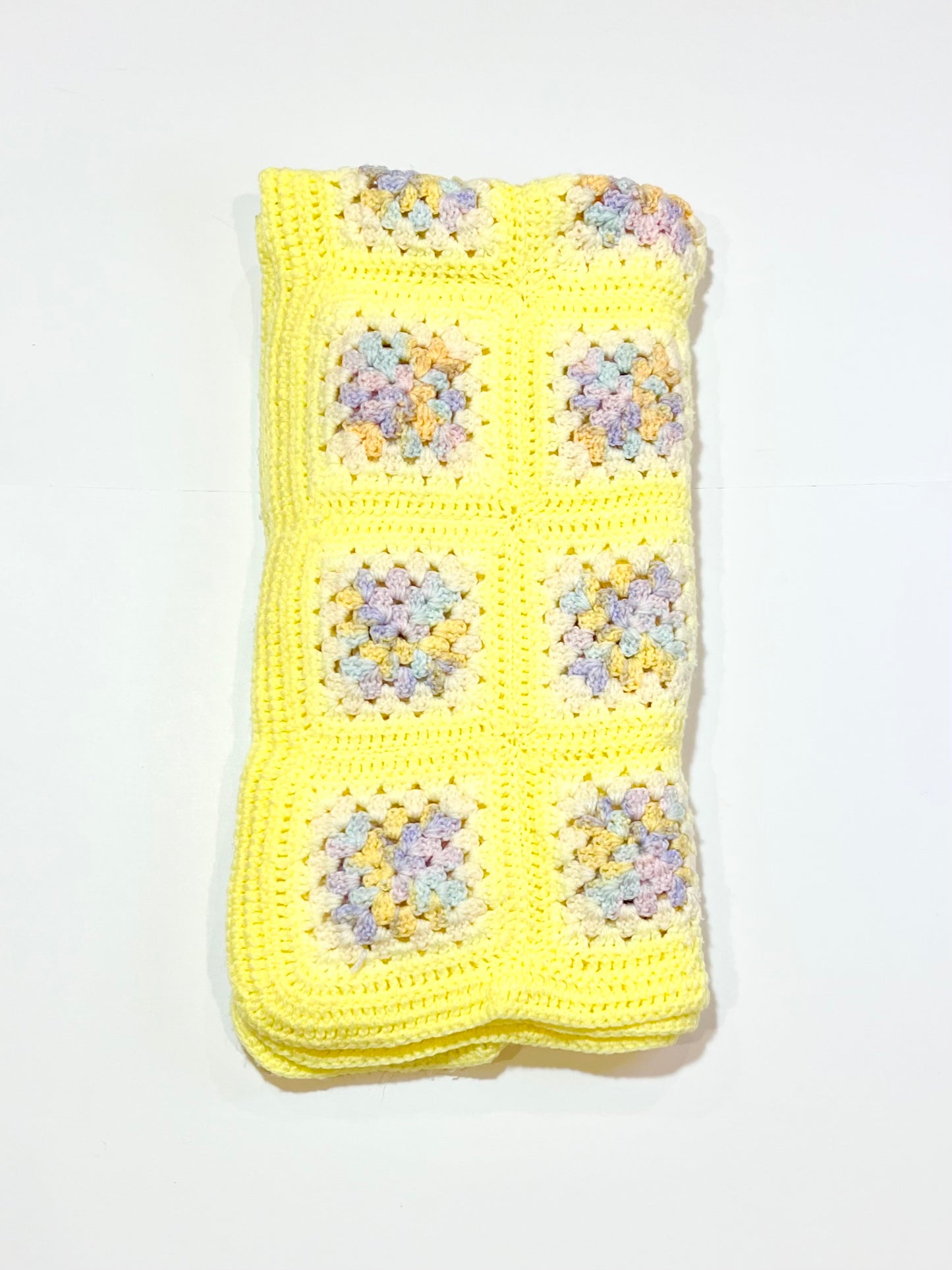 Crochet pram blanket