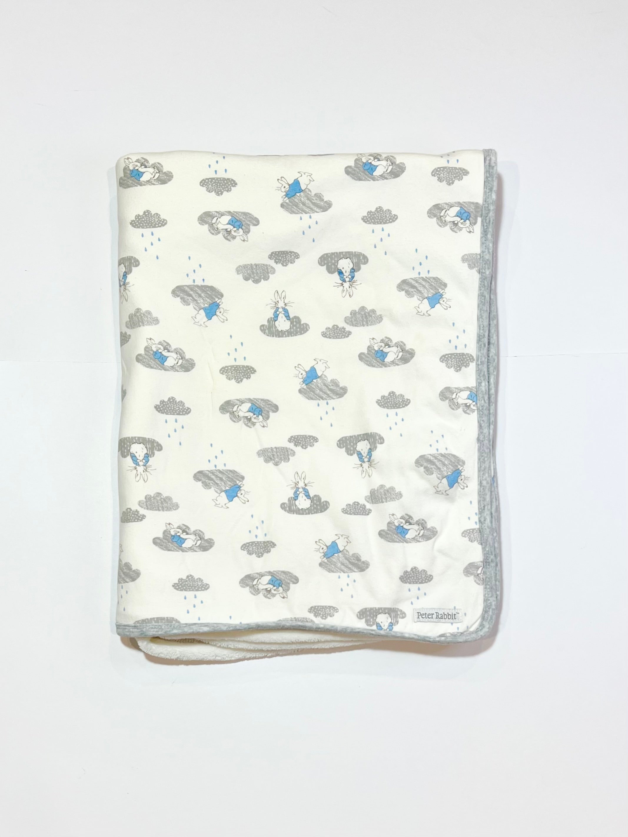 Peter Rabbit fleece pram blanket Recyclababy