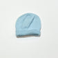 Blue knitted beanie - Size newborn