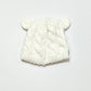 White ears beanie - Size 6-12 months