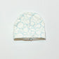 Blue circles beanie - Size 0-6 months