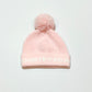 Pink pompom beanie - One size