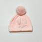 Pink pompom beanie - One size