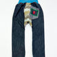 Pull-up denim pants - Size 2-3