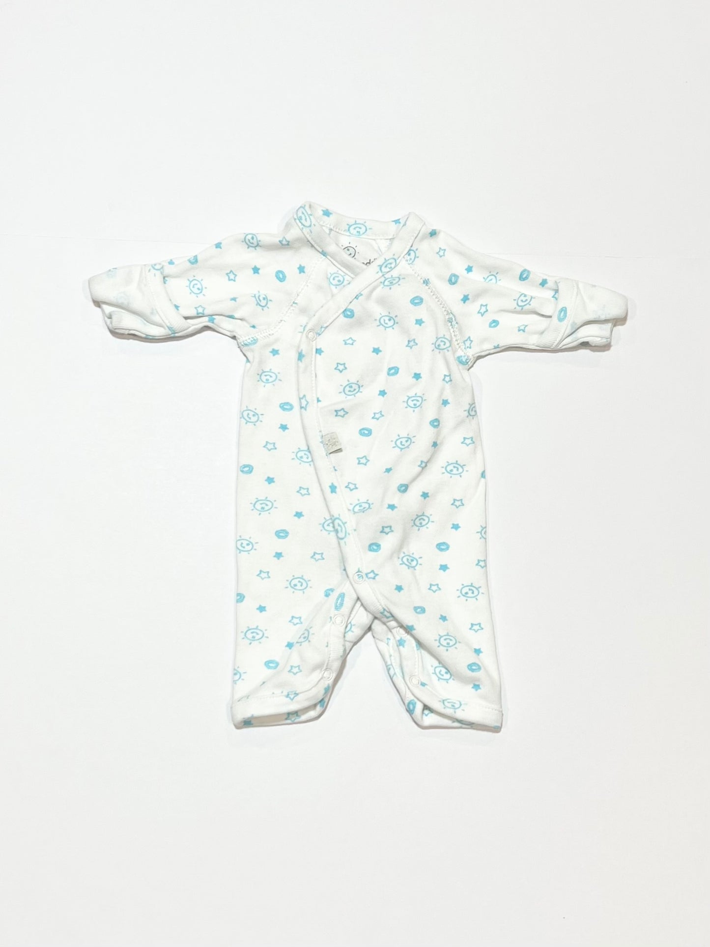 Blue sun onesie - Size 000000