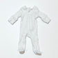 Striped ribbed zip onesie - Size 00000