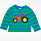 Striped tractor top - Size 2-3
