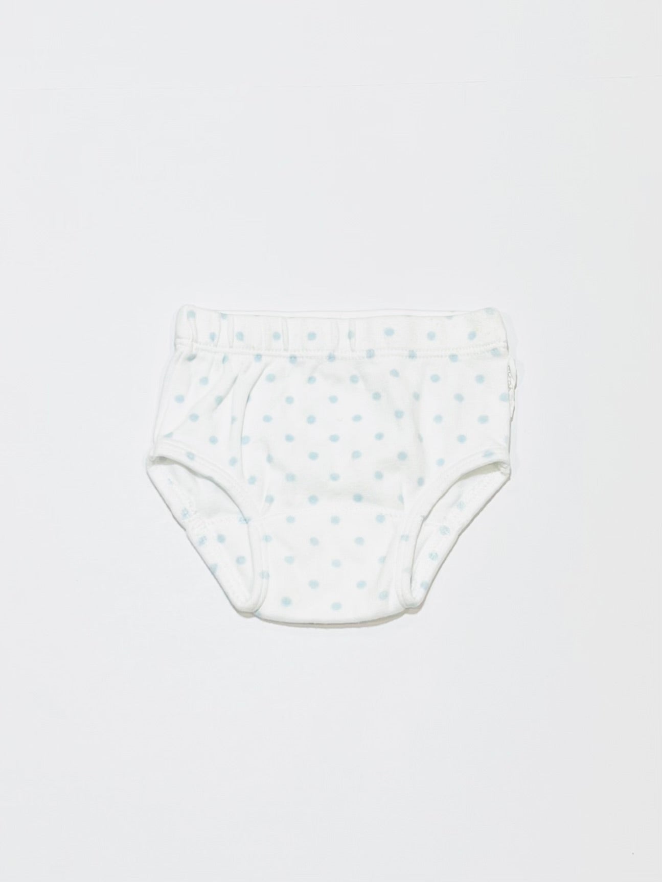 Spotty nappy cover - Size 0000