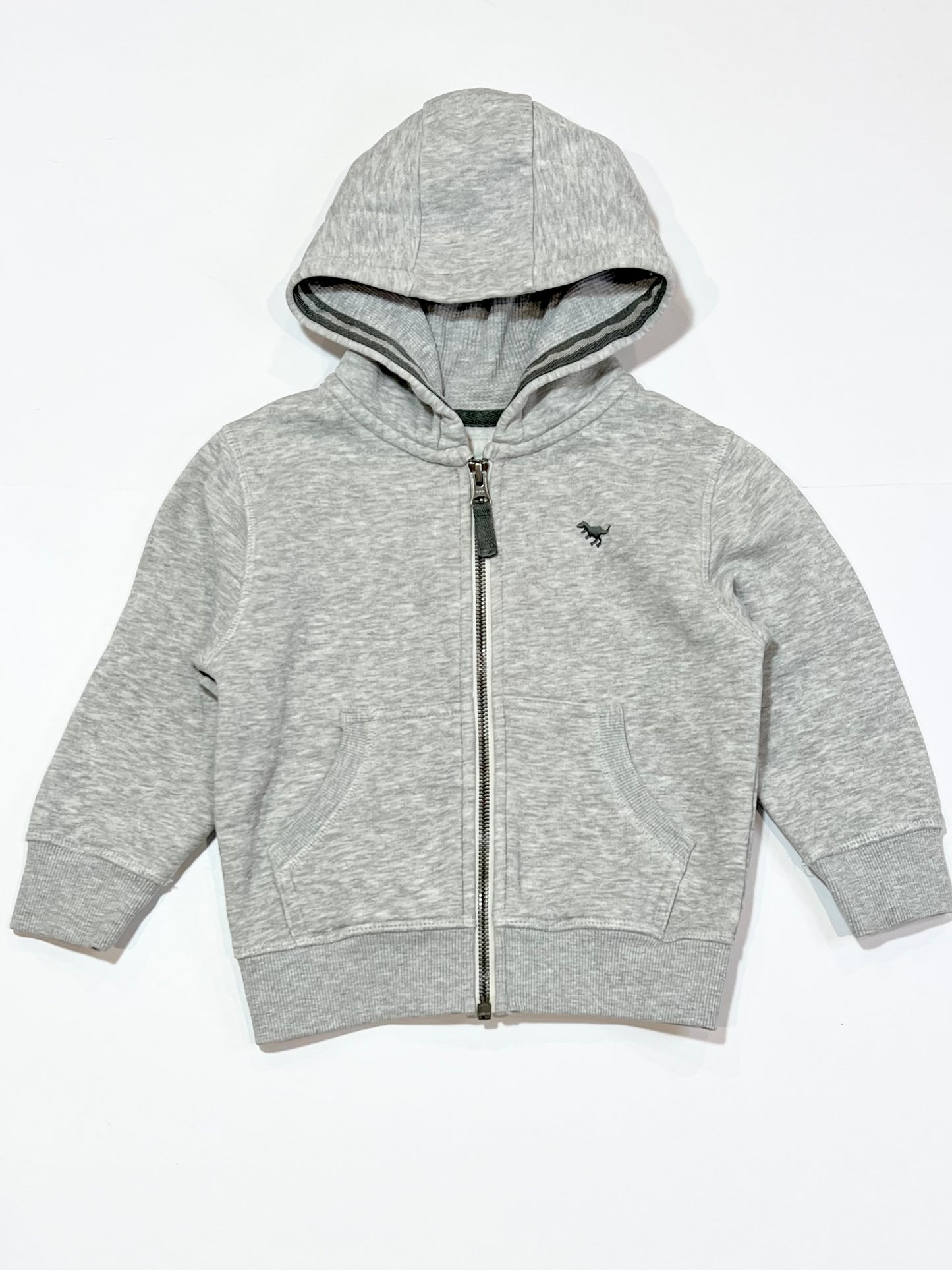 Grey zip hoodie - Size 2