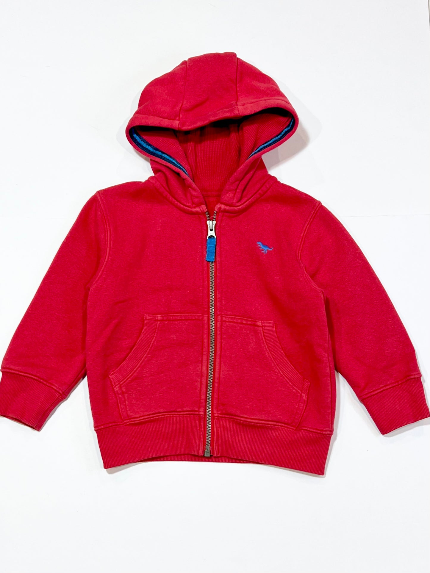 Red zip hoodie - Size 2