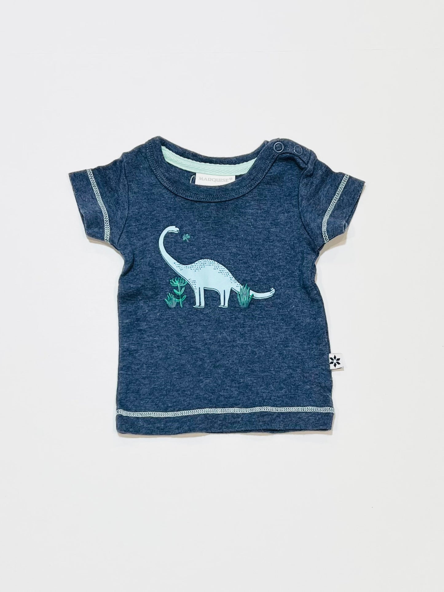 Grey dino tee - Size 0000