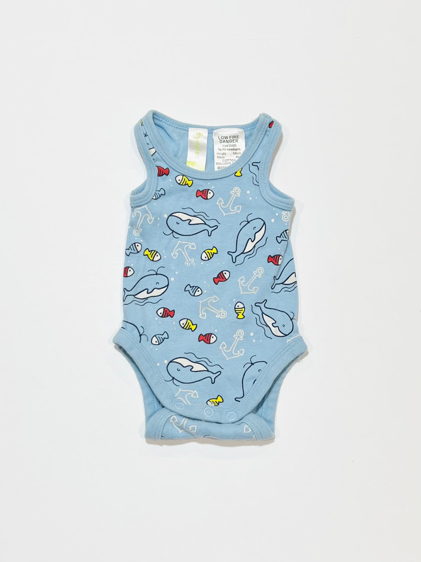 Blue whale bodysuit - Size 0000
