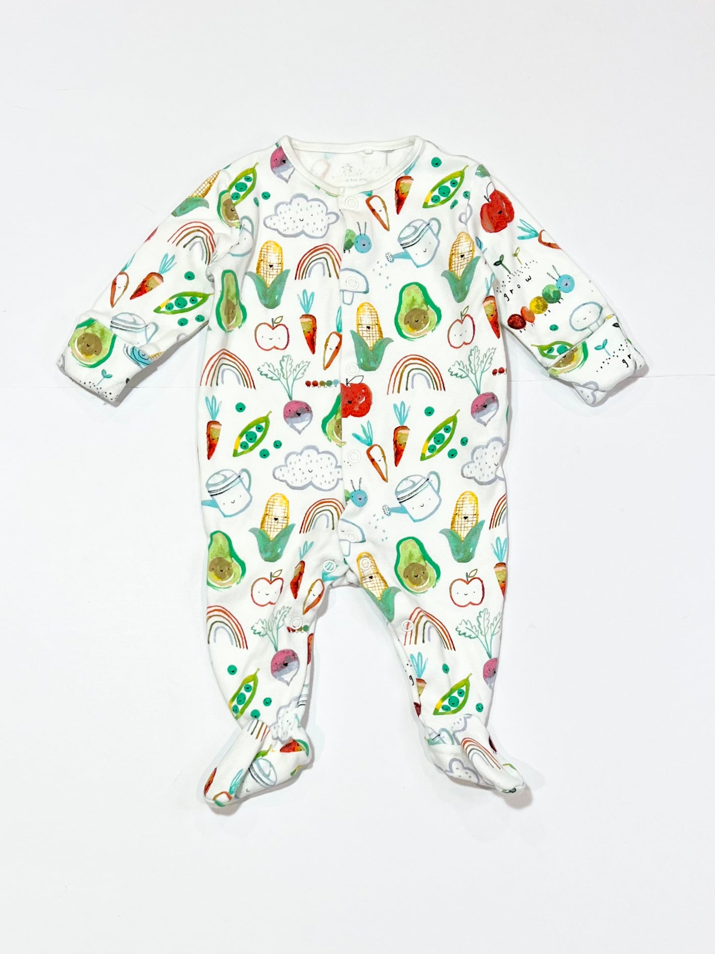 Fruit and veg onesie - Size 000