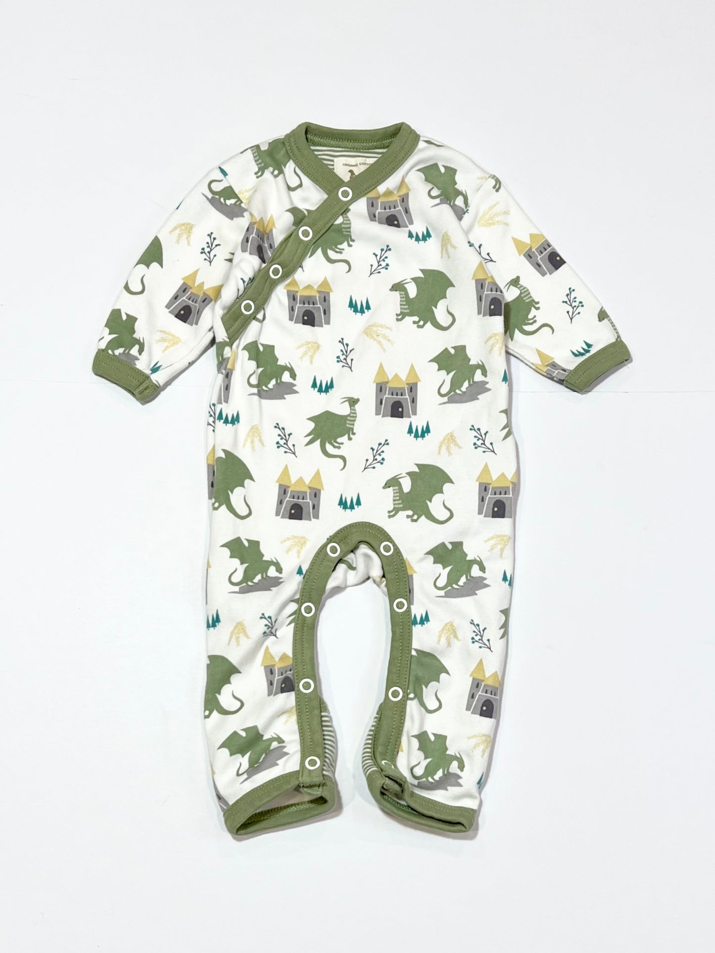 Dragons and castles onesie - Size 0000