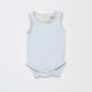 Blue lace trim bodysuit - Size 0000