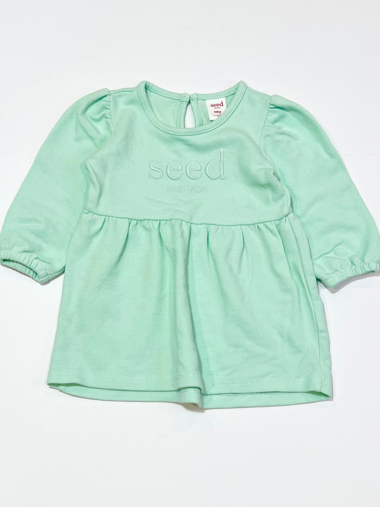 Green logo dress - Size 0