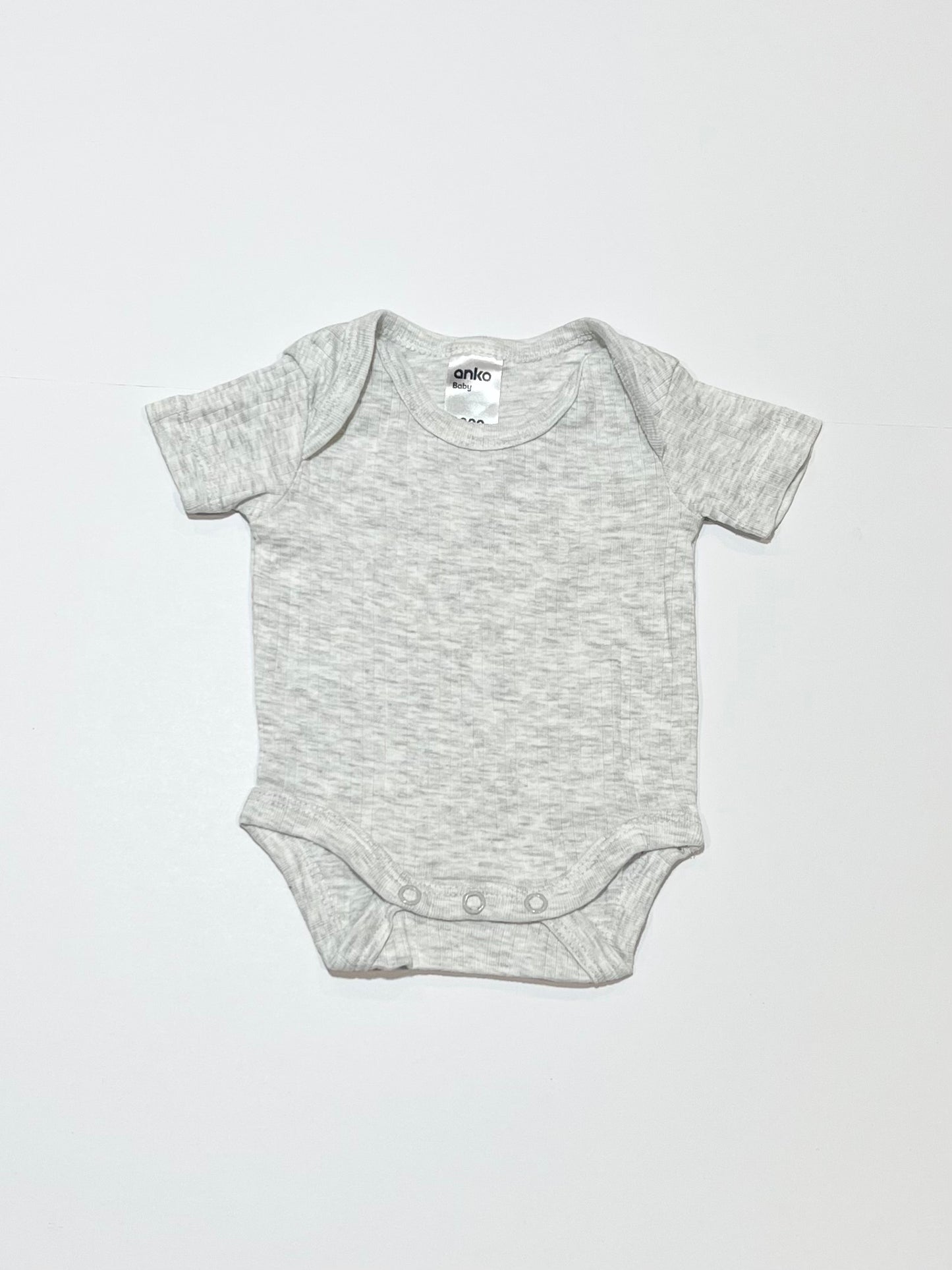 Grey ribbed bodysuit - Size 0000
