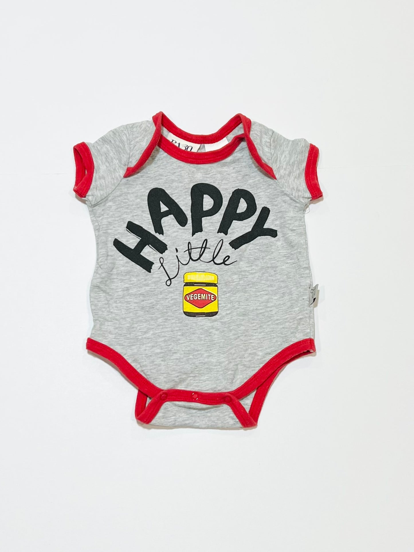Happy little Vegemite bodysuit - Size 0000