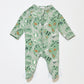 Green zip onesie - Size 0000