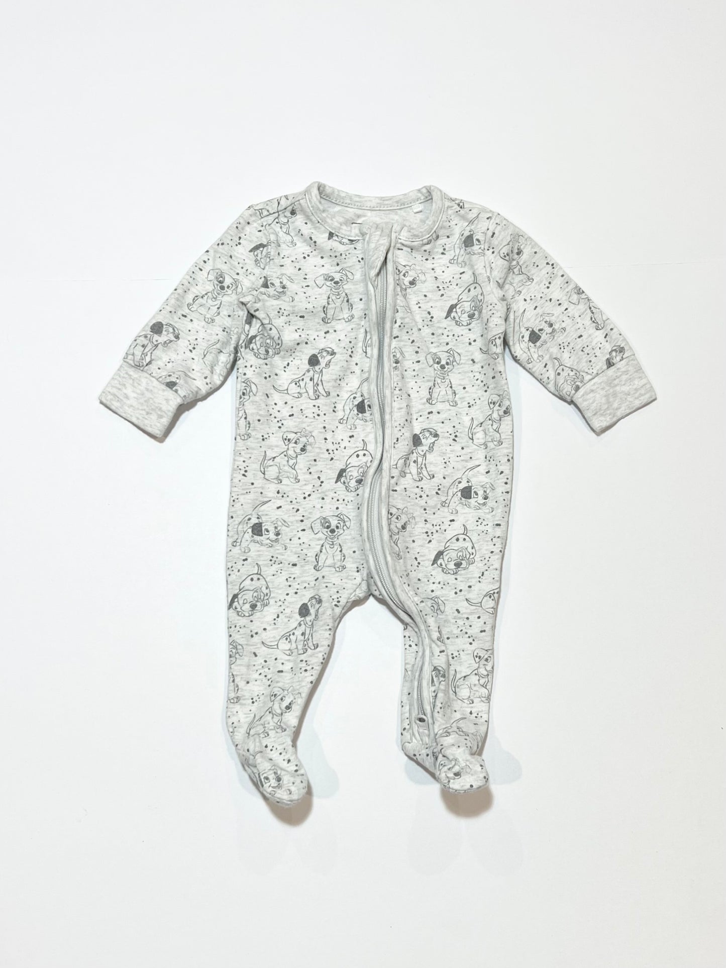 101 Dalmation zip onesie - Size 0000