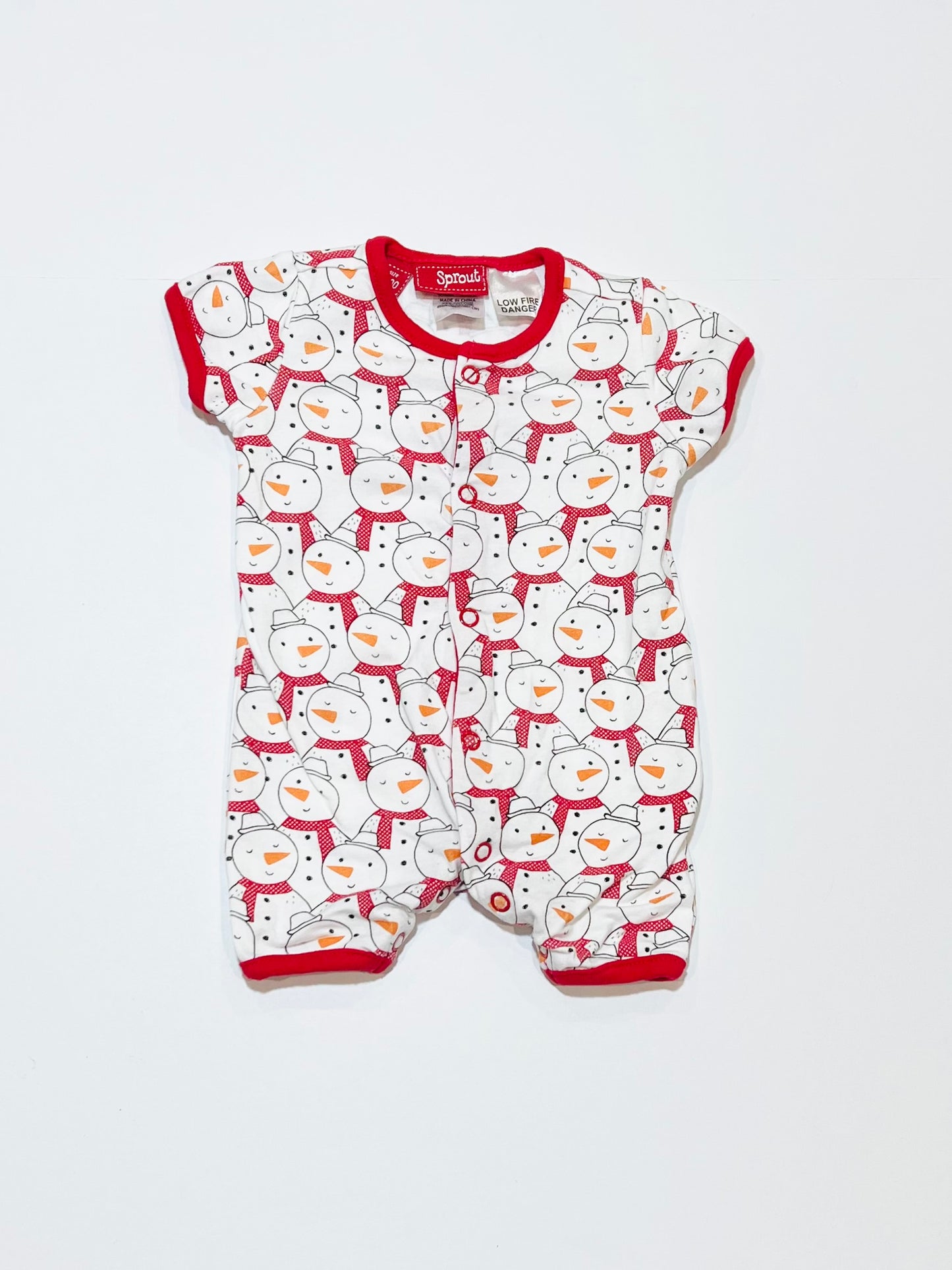 Snowman romper - Size 0000
