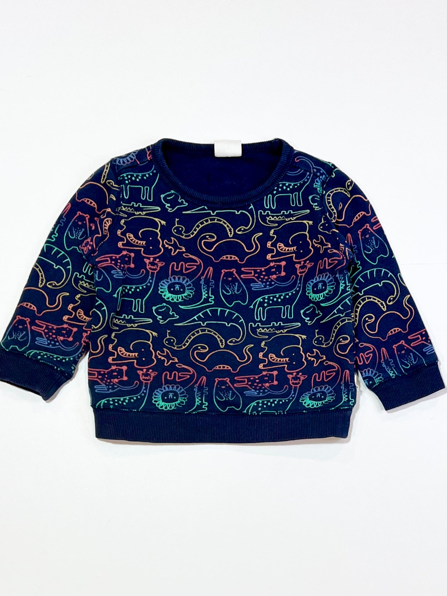 Rainbow animals sweater - Size 1
