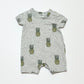 Grey pineapple romper - Size 0000