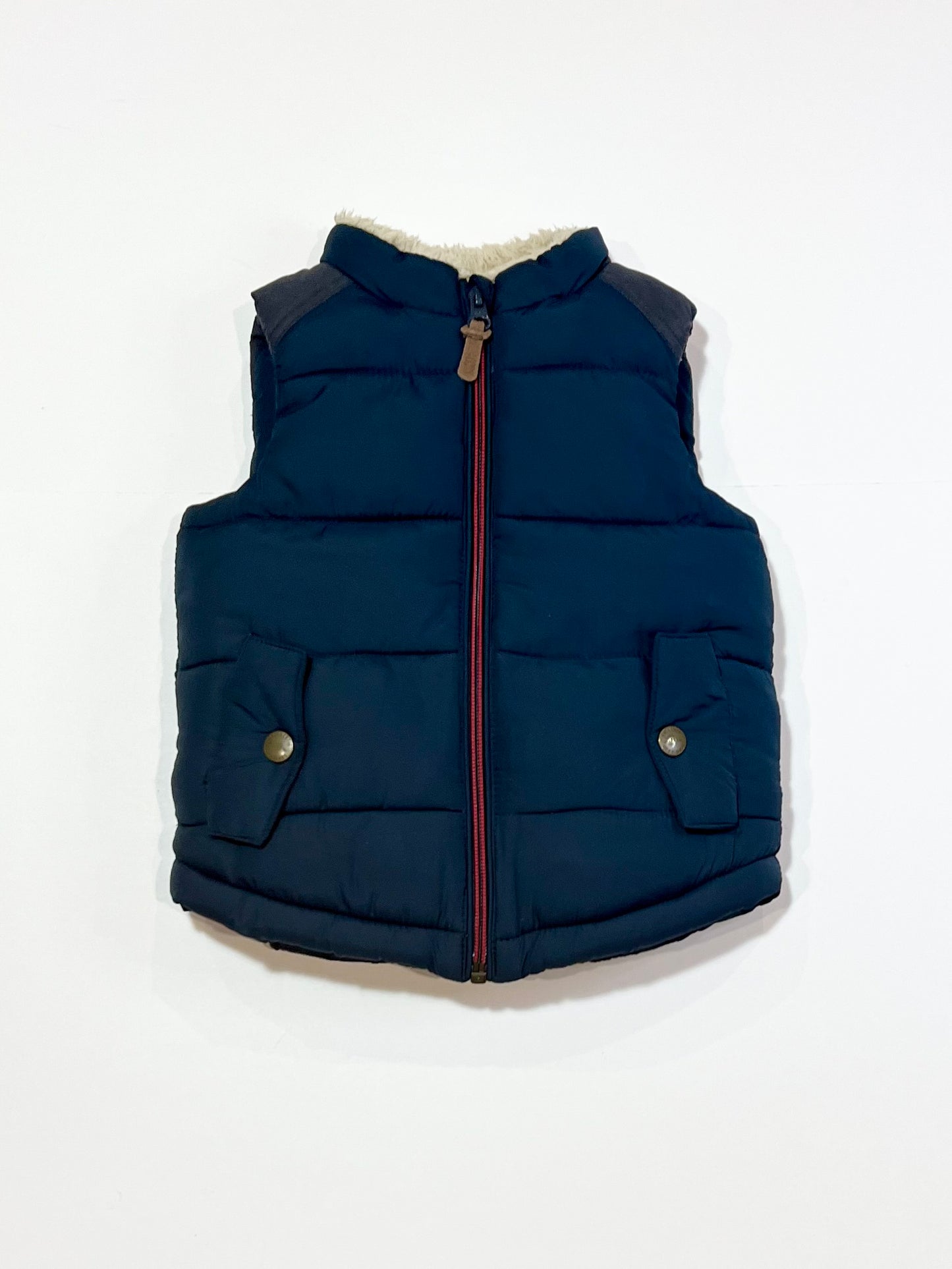 Navy puffer vest - Size 1