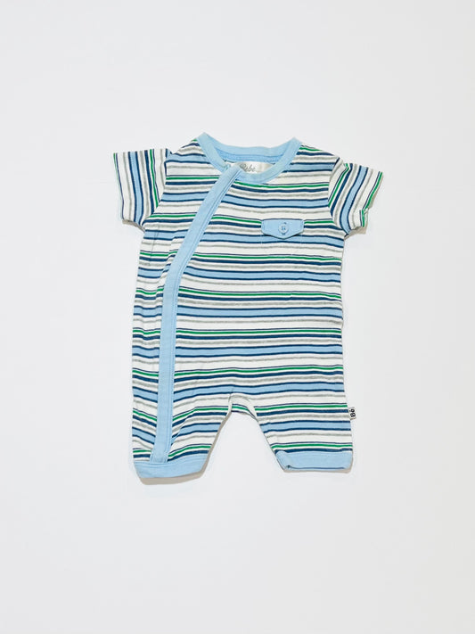 Striped zip romper - Size 0000