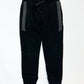 Black panelled trackies - Size 4