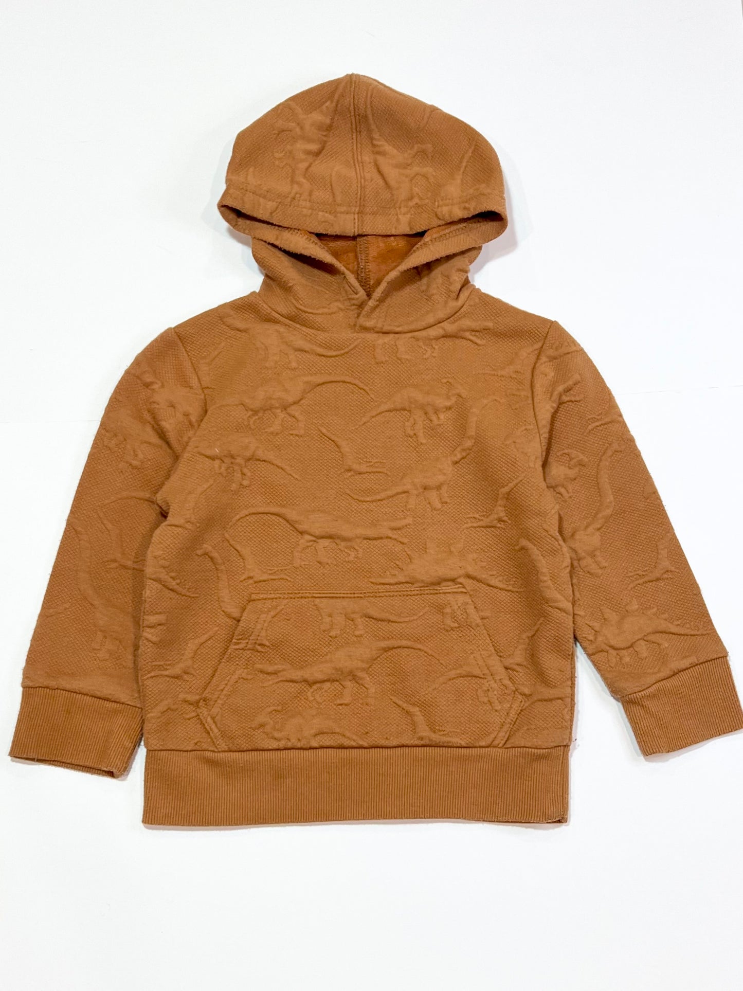 Brown dinosaur hoodie - Size 4