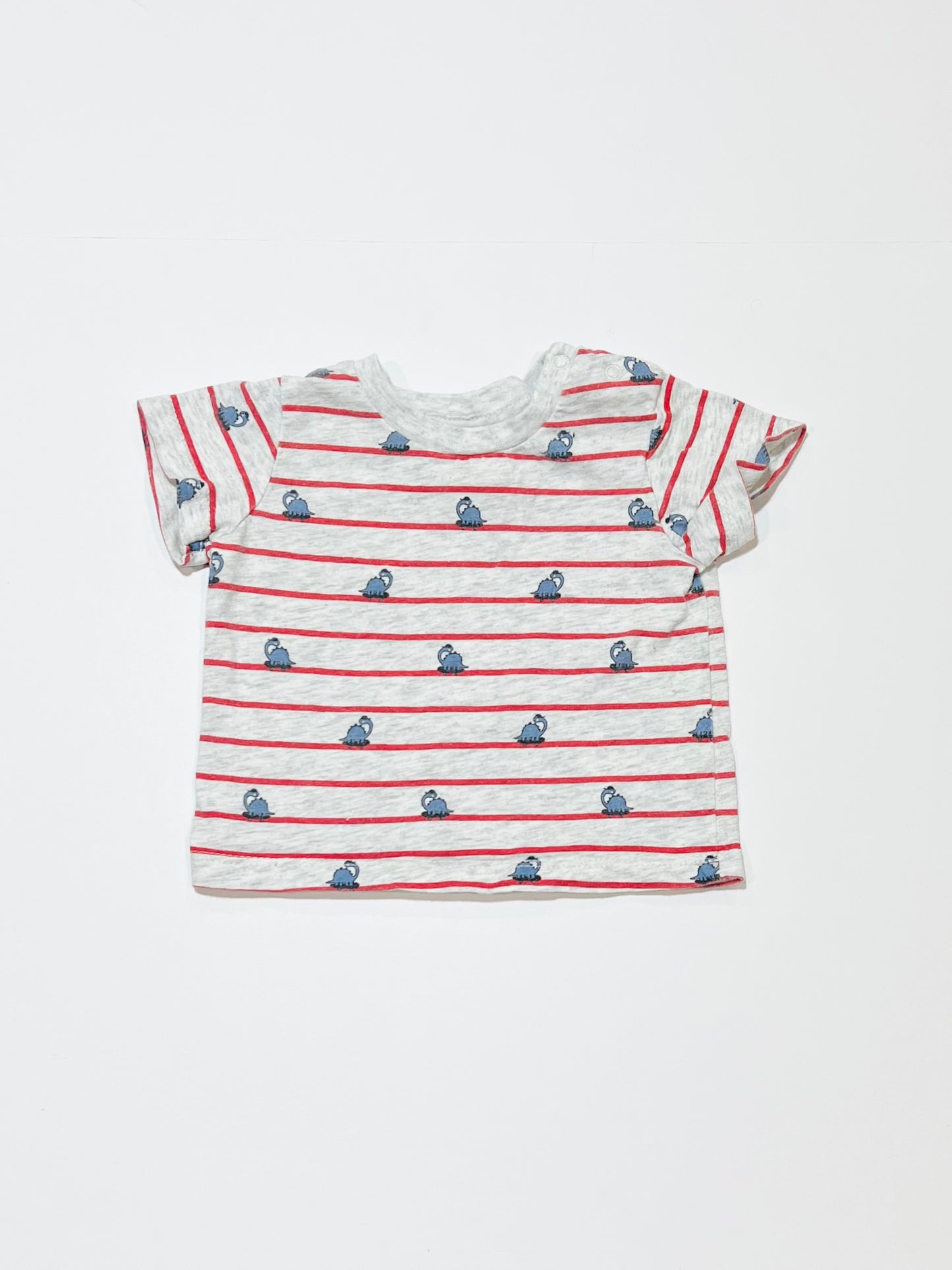Striped dino tee - Size 000