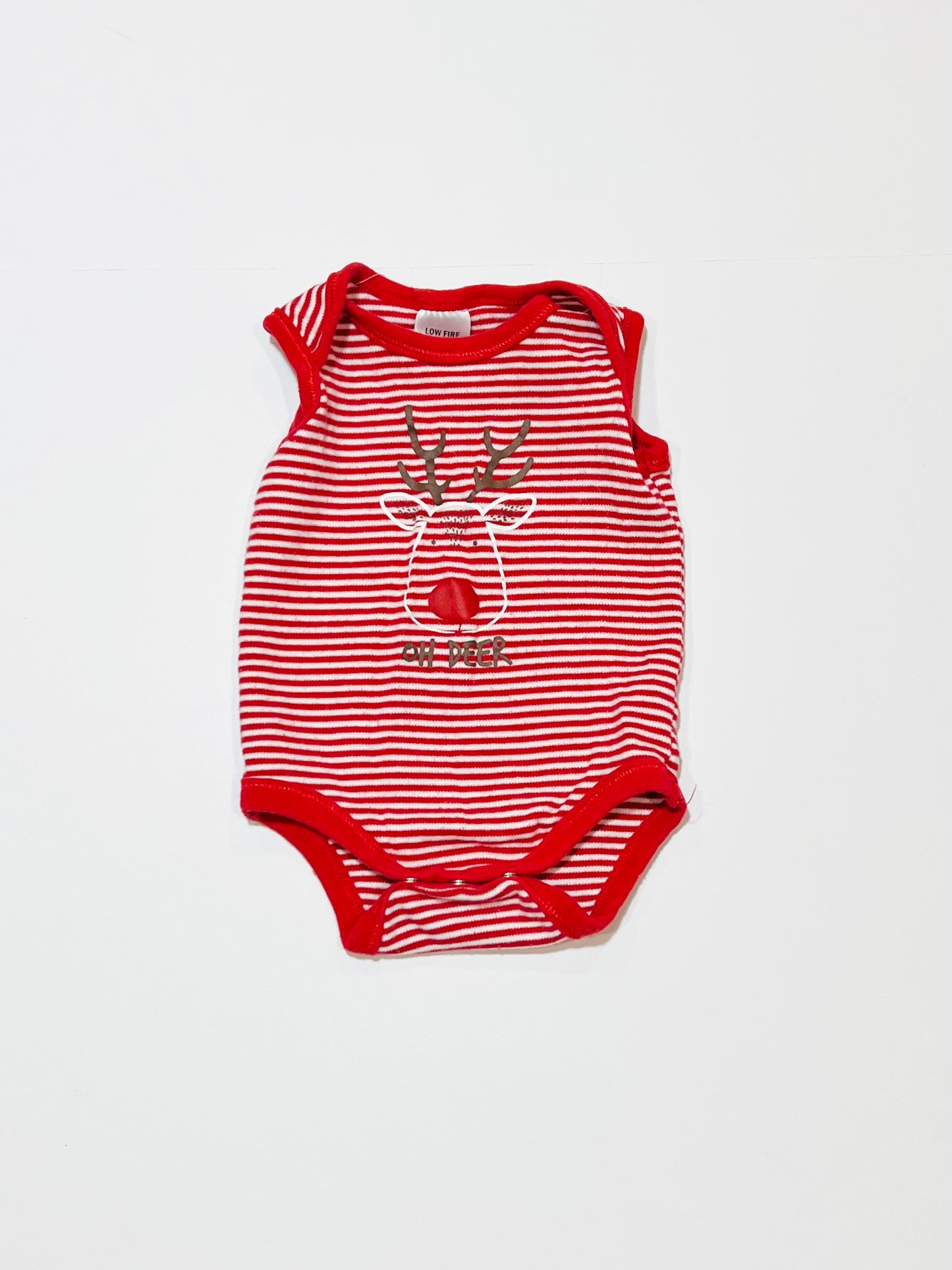 Striped reindeer bodysuit - Size 000