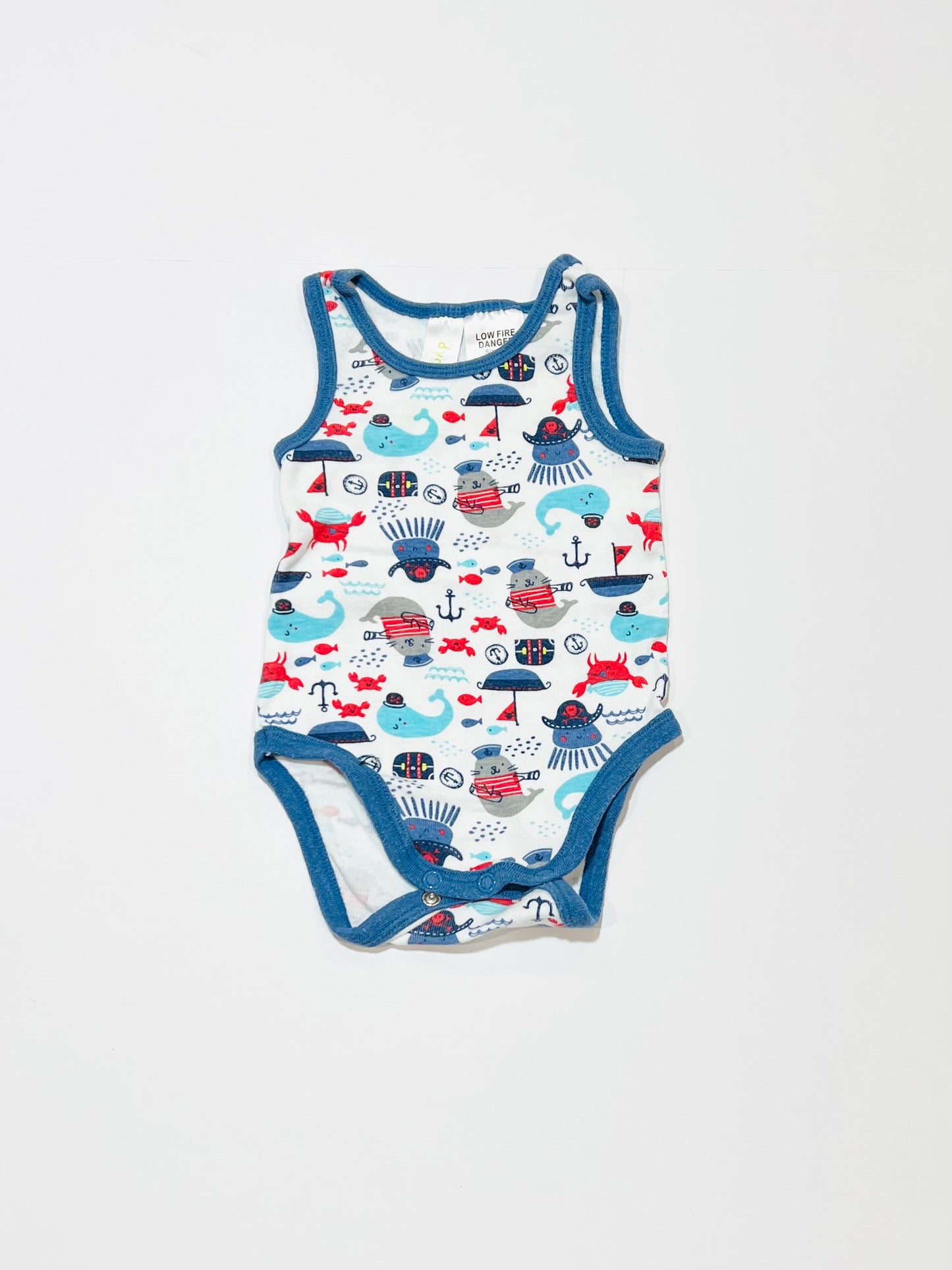 Pirate animals bodysuit - Size 000