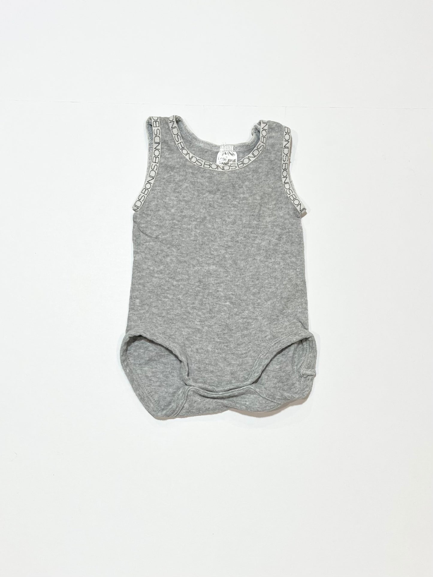 Grey ribbed bodysuit - Size 000