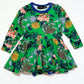 Floral jersey dress - Size 1