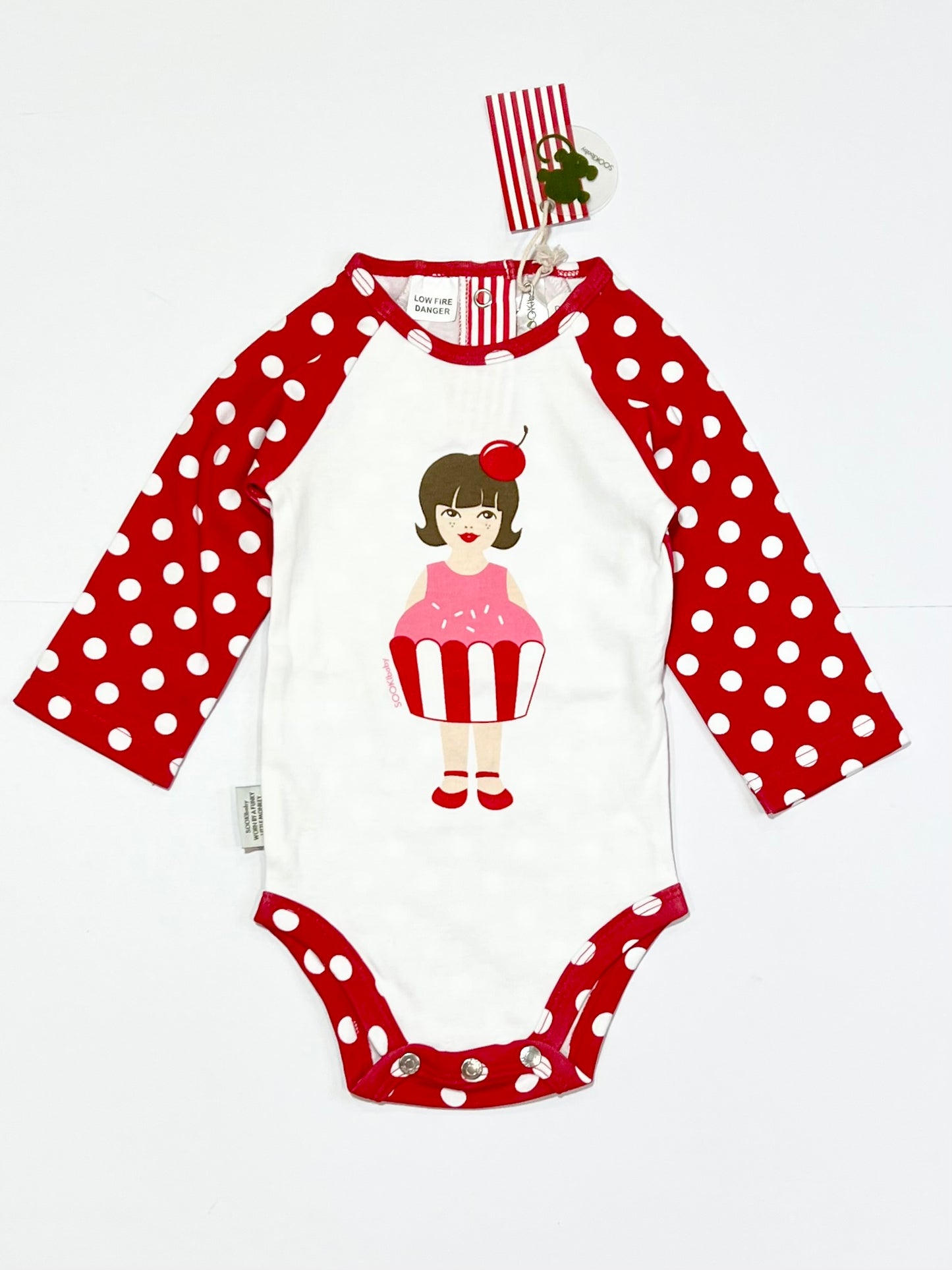 Cupcake bodysuit brand new - Size 9-12 months