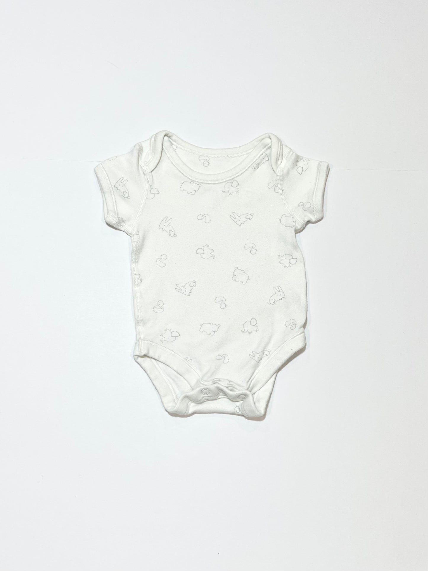 Grey animals bodysuit - Size 000