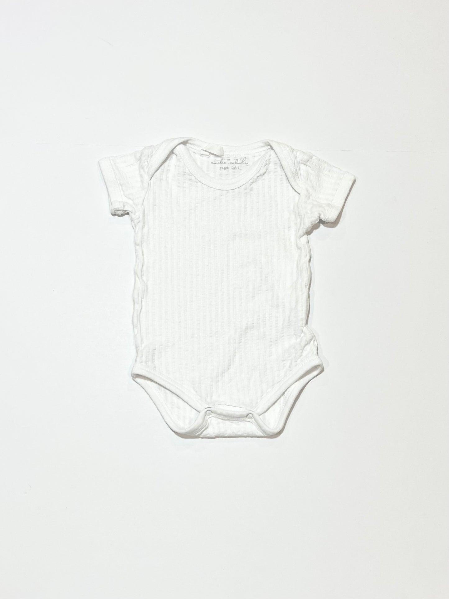 White ribbed bodysuit - Size 000
