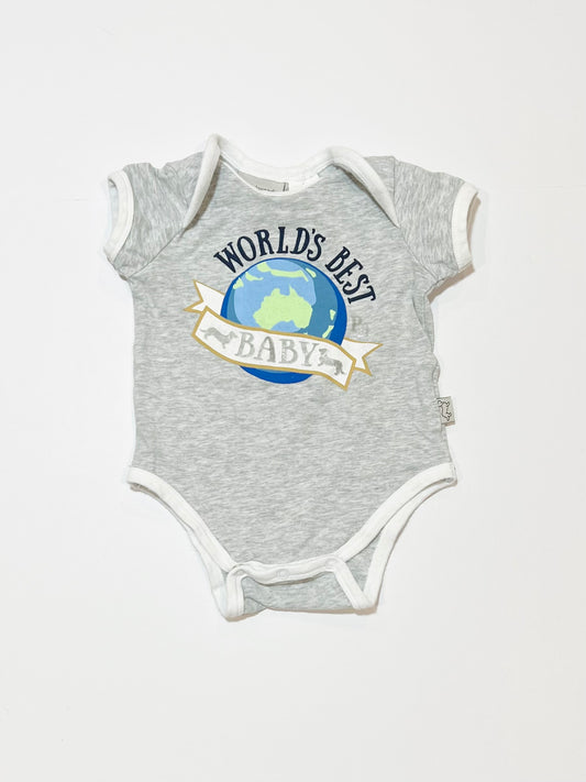 World's best baby bodysuit - Size 000