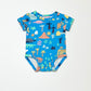 Blue trees bodysuit - Size 000