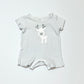 Striped reindeer romper - Size 000