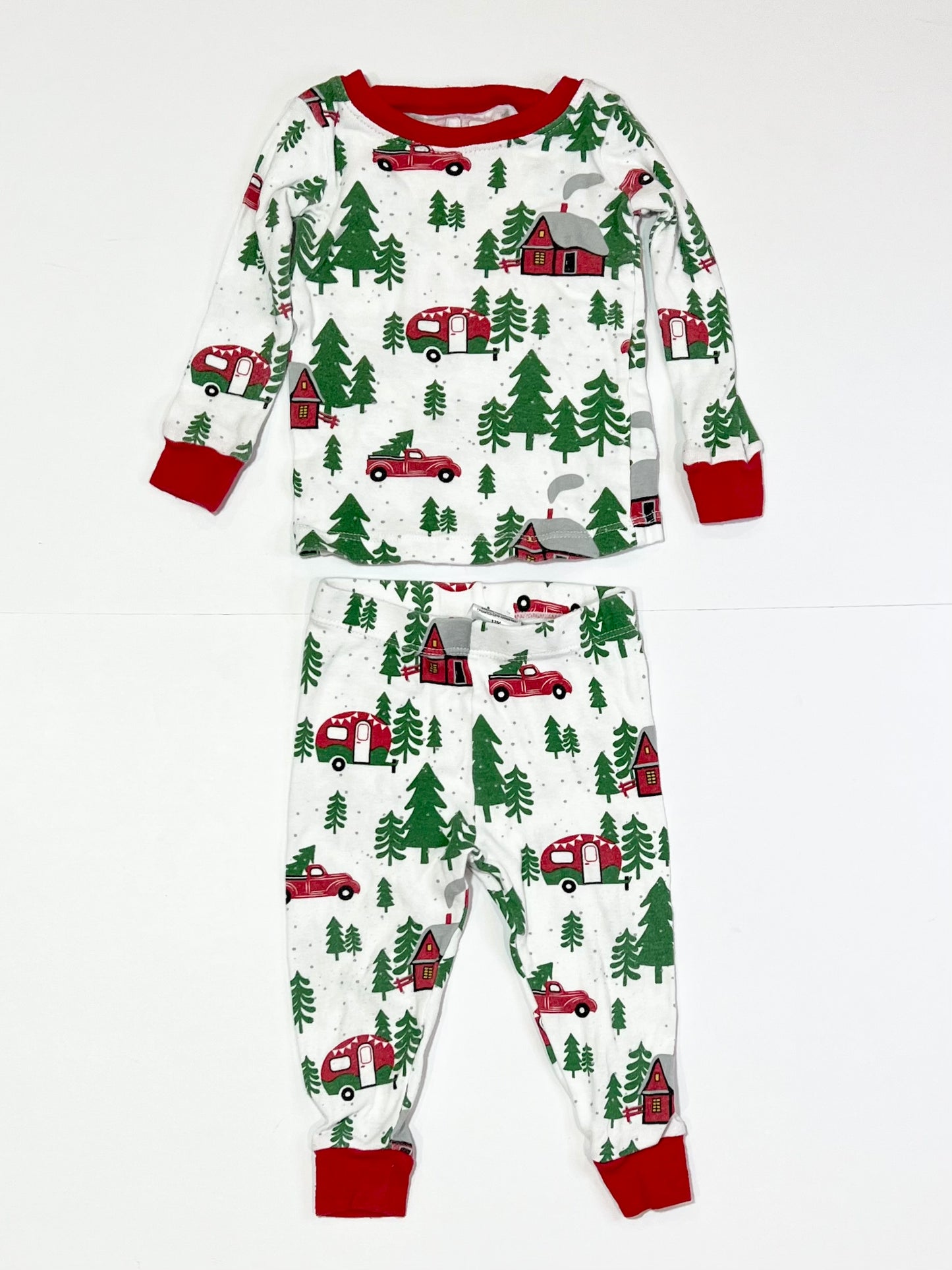 Ribbed tree pyjamas - Size 0