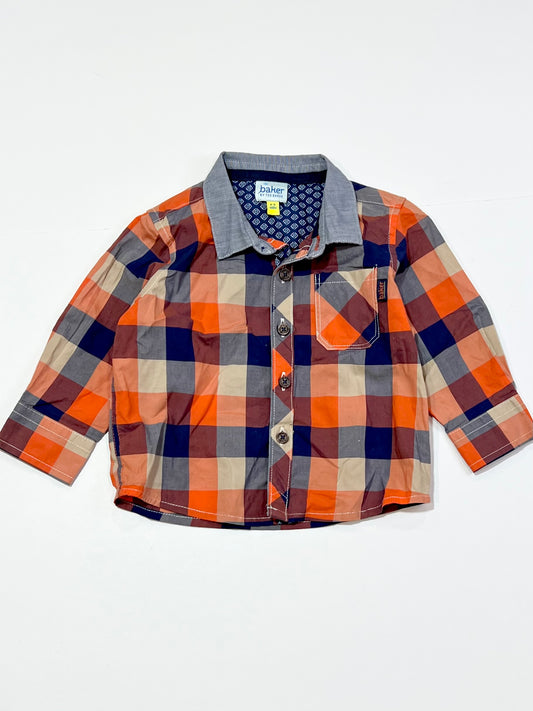 Checkered shirt - Size 6-9 months