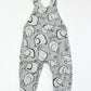 Elephant fleece overalls - Size 9-12 months