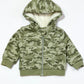 Camoflauge sherpa hoodie - Size 0