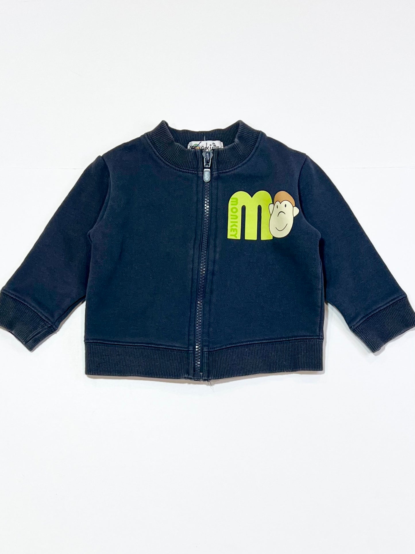Monkey zip sweater - Size 0