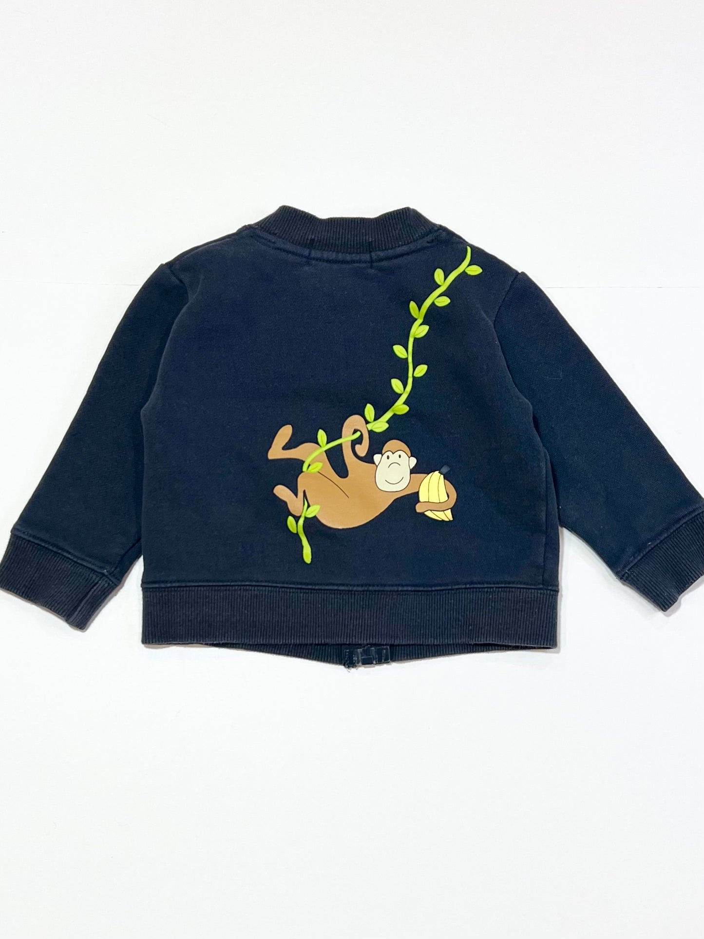 Monkey zip sweater - Size 0