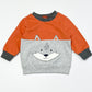 Orange fox sweater - Size 0