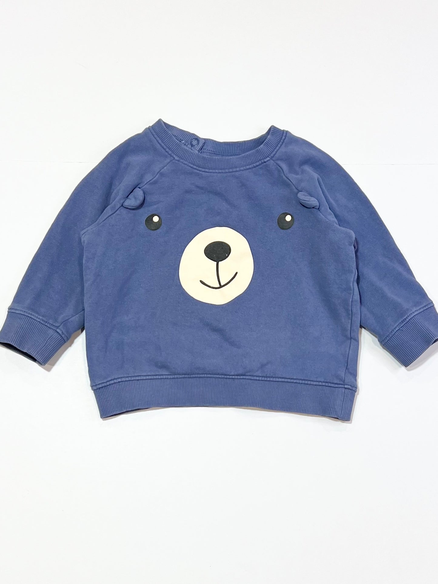 Blue bear sweater - Size 9-12 months